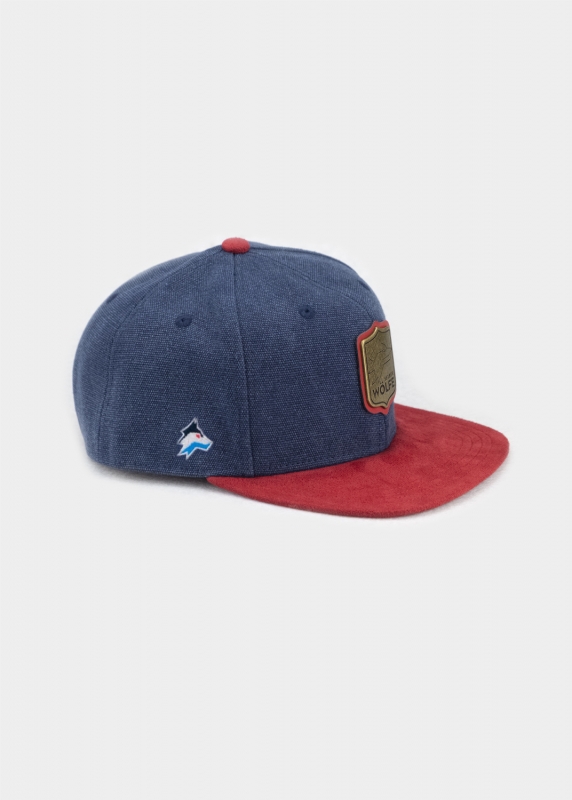 "Selber Wölfe" - dunkelblau (Snapback)